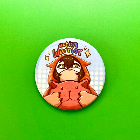 Your Turn to Die Gin Ibushi Autism Button