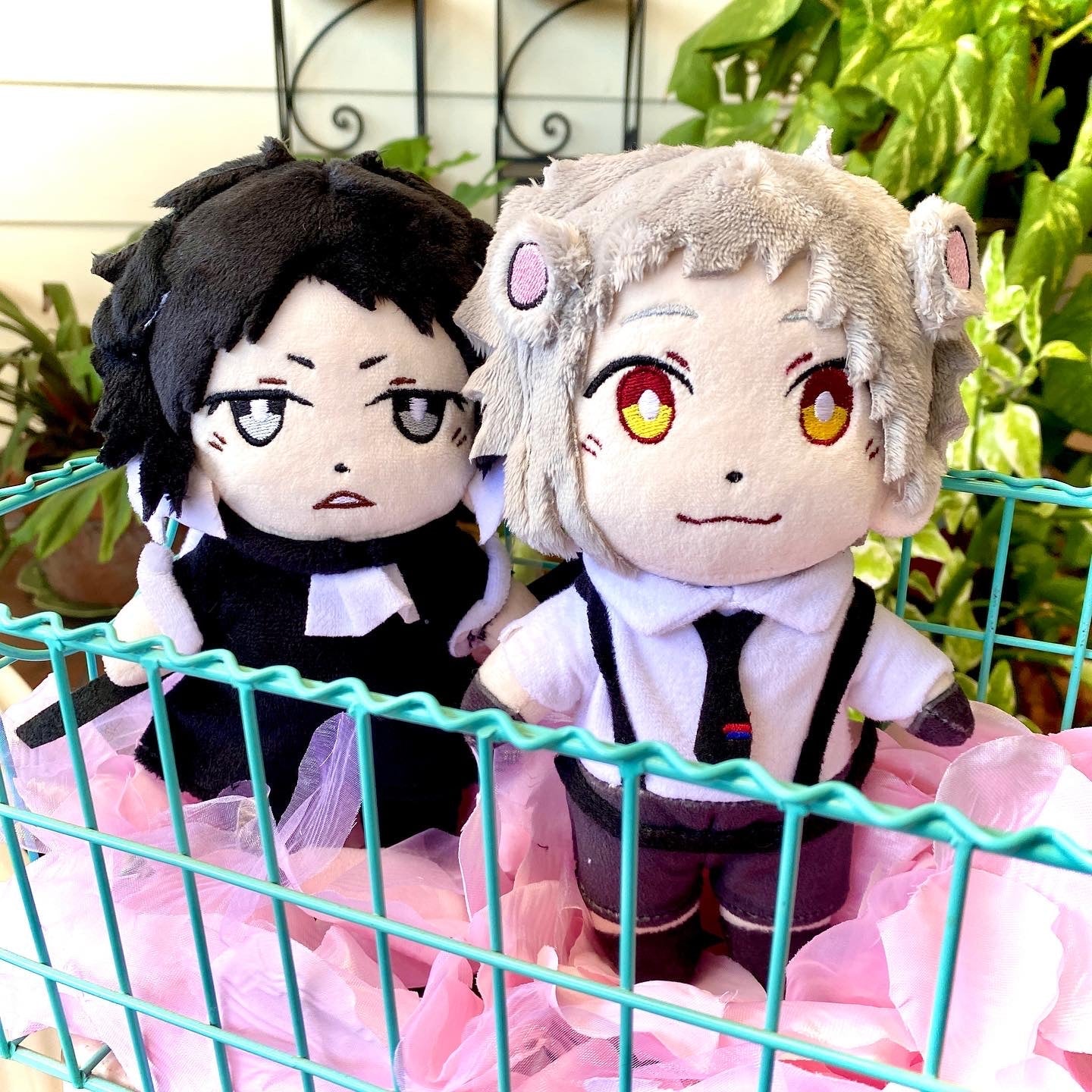 Bungo Stray Dogs Akutagawa and Atsushi Plushies