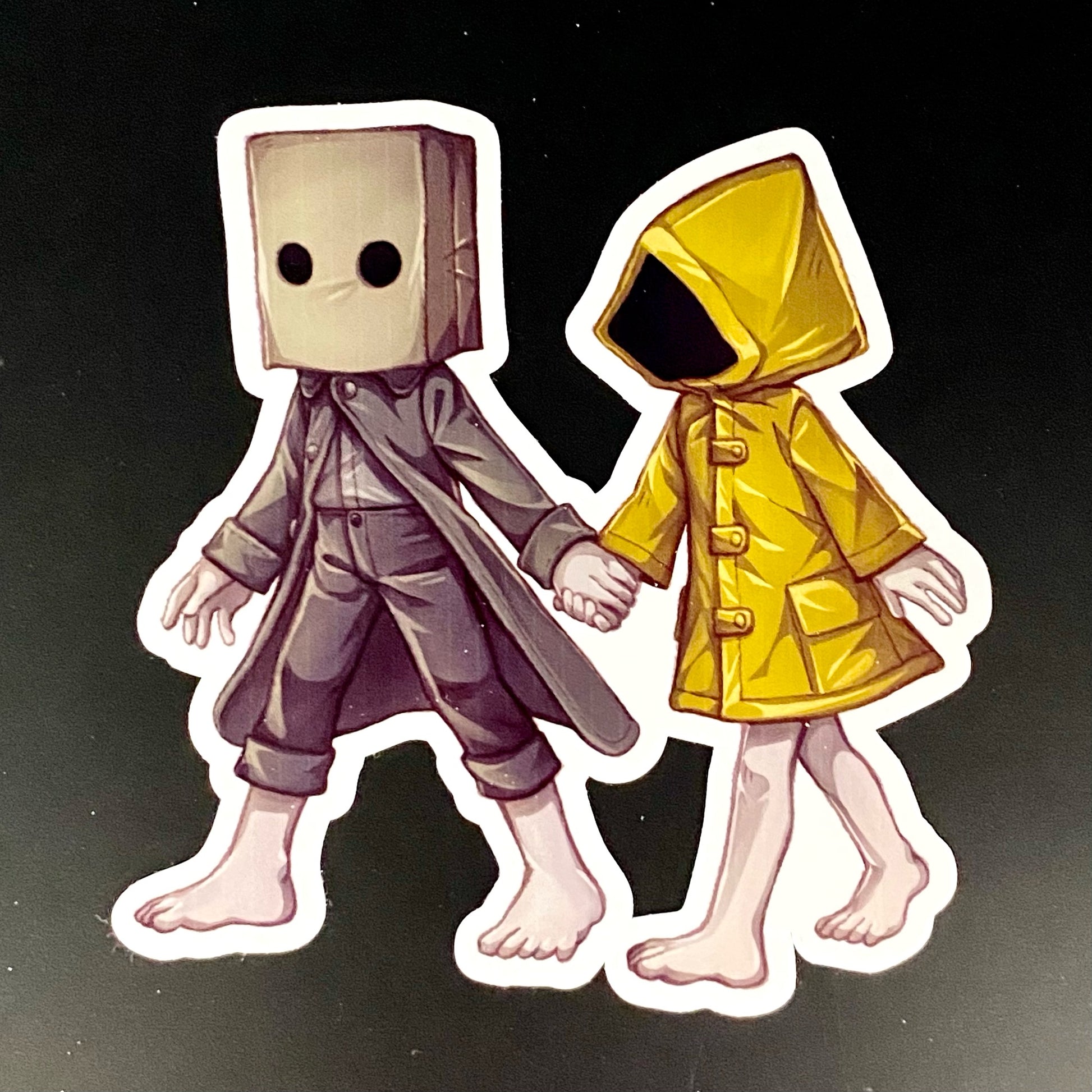The Little Nightmares 2 Six And Mono - Little Nightmares 2 - Sticker