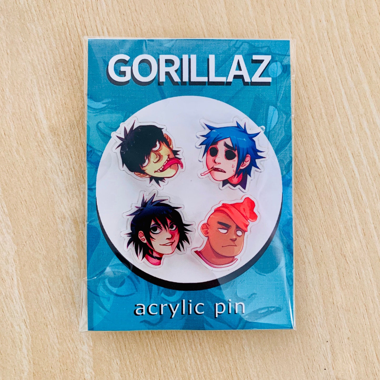 GORILLAZ Acrylic Pin
